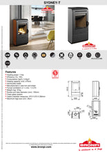 Load image into Gallery viewer, Sydney صوبة حطب مع هواء